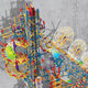 Illustration for article titled The Gigantic KNEX Big Ball Factory Is Back After 20 Years